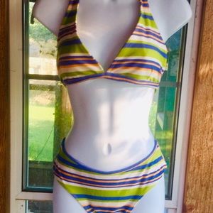 STRIPED BIKINI WAS COMFORTABLE IN SAYULITA, MEXICO 2016